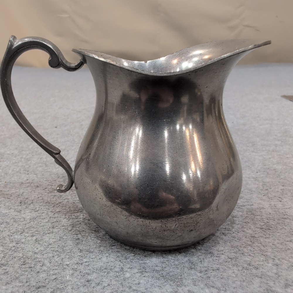 Vintage Pewter Pitcher Creamer Small Jug WEB 1137 - Picture 2 of 6